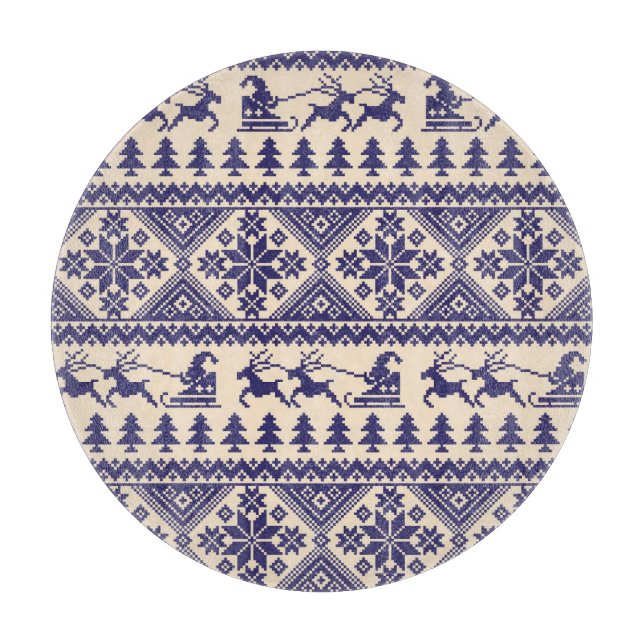 Planche À Découper Tradition nordique : Conception Motif transparente (Devant)