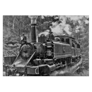 Planche À Découper Train à vapeur Black and White Heritage