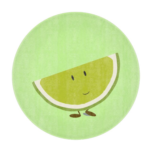 Planche À Découper Tranche de sourire de chaux (Devant)