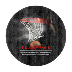 Planche À Découper Travail d'équipe Basketball Motivationnel Inspiran