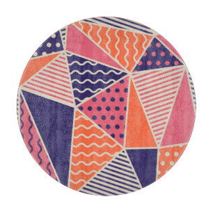 Planche À Découper Triangles Abstraits : Arrière - plan géométrique V