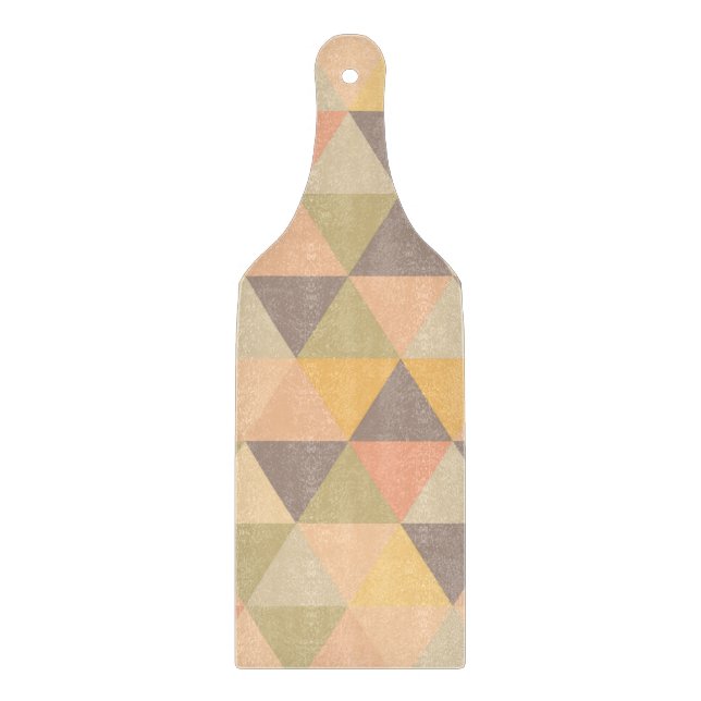 Planche À Découper Triangles Abstraits Fade moderne Motif géométrique (Devant)