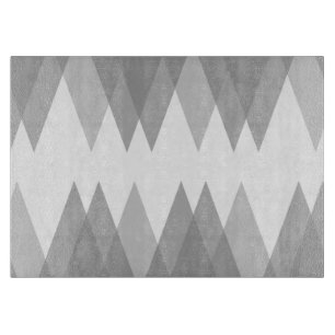 Planche À Découper Triangles gris