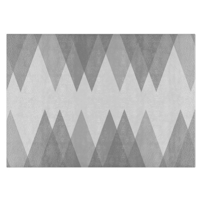 Planche À Découper Triangles gris (Devant)