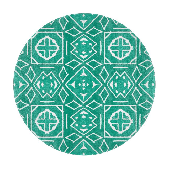 Planche À Découper Tribal d'Afrique Motif Ikat (Devant)