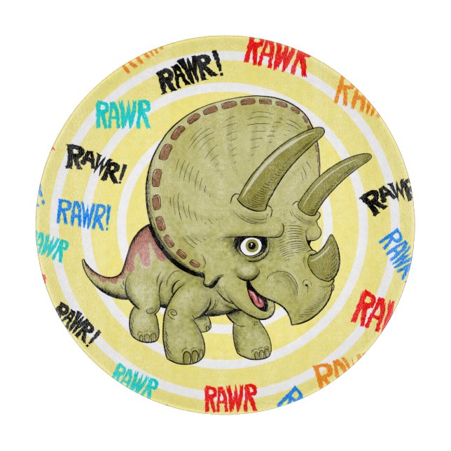 Planche À Découper Tricératops (Devant)
