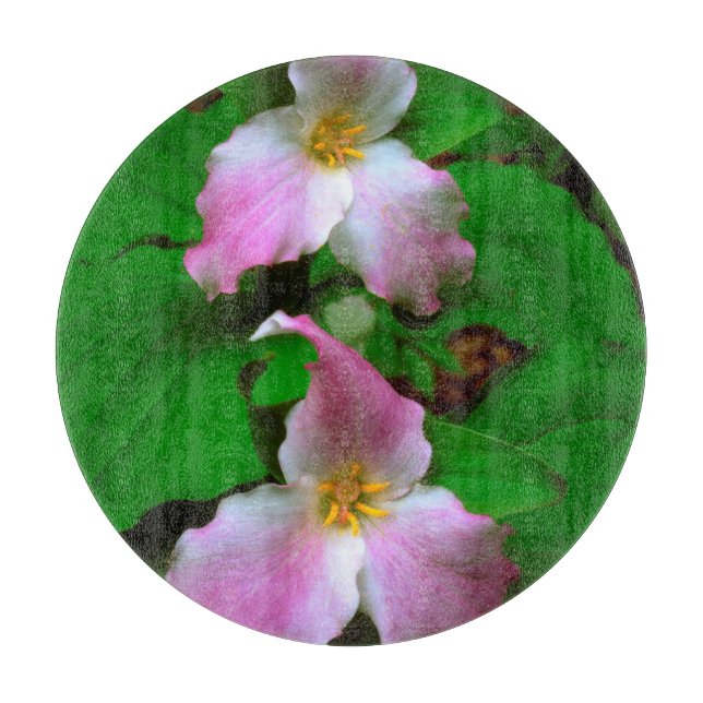 Planche À Découper Trillium fleur sauvage (Devant)