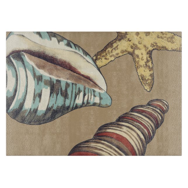 Planche À Découper Trio Shell sur Khaki (Devant)