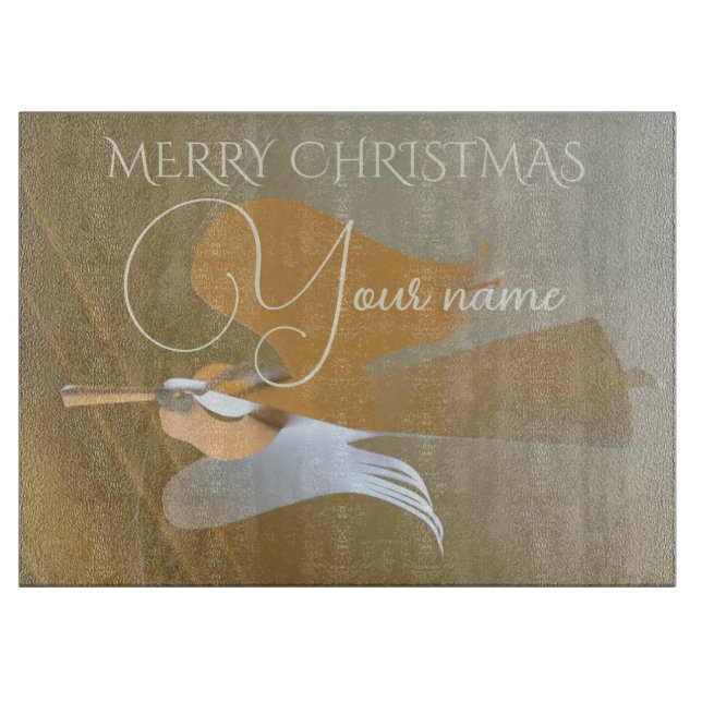 Planche À Découper Trompettes anges (Devant)