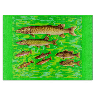 Planche À Découper trop de poissons dans la mer
