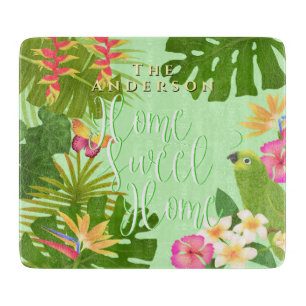 Planche À Découper Tropical Paradise Sweet Home