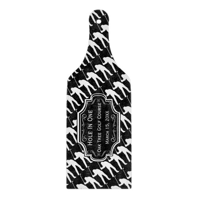 Planche À Découper Trou Personnalisé Dans Un Homme Cave GOLFER'S Lodg (Devant)