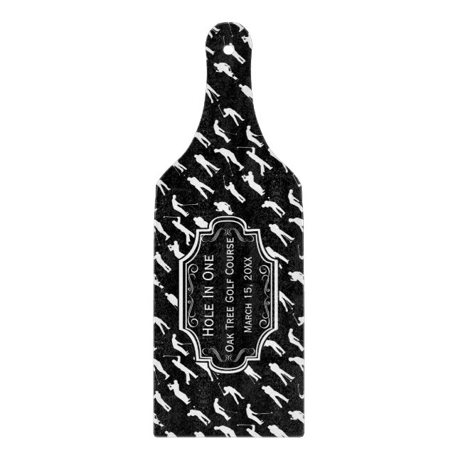 Planche À Découper Trou Personnalisé Dans Un Homme Cave GOLFER'S Lodg (Devant)