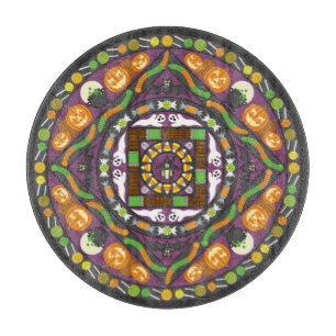 Planche À Découper Trucs et traitements Mandala Glass Cutboard
