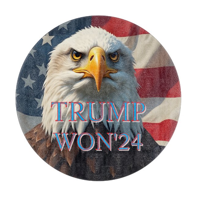 PLANCHE À DÉCOUPER TRUMP GAGNE 2024 (Devant)