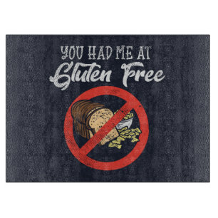 Planche À Découper Tu m'as eu avec sans gluten