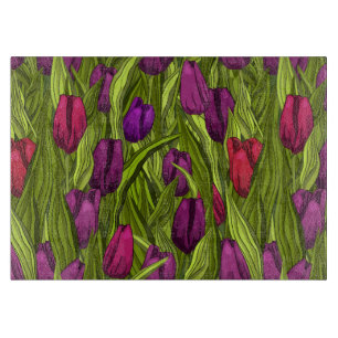 Planche À Découper Tulipes