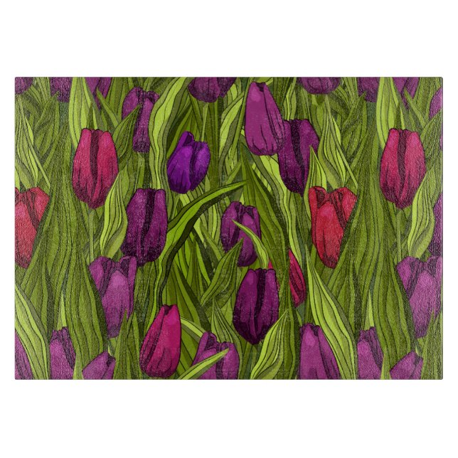 Planche À Découper Tulipes (Devant)
