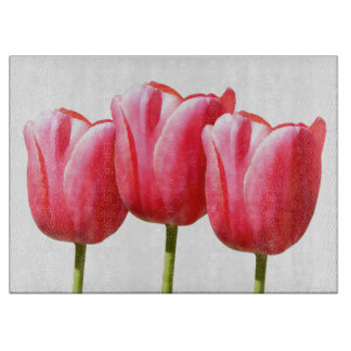 Planche À Découper Tulipes de trio