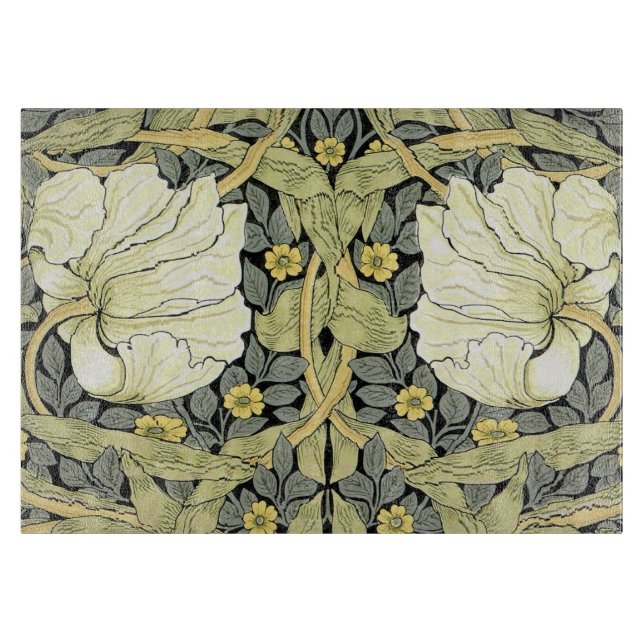 Planche À Découper Tulipes Pimpernel Art Botanique de William Morris (Devant)