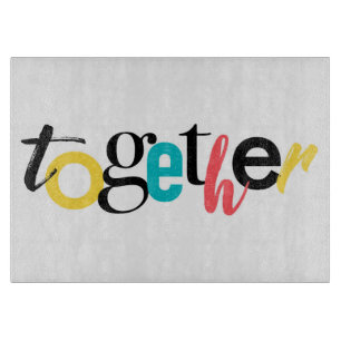 Planche À Découper Typographie urbaine branchée et joyeuse de Togethe