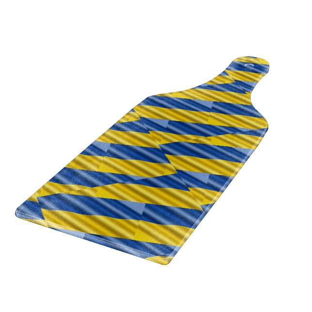 Planche À Découper Ukraine bleue et jaune Inspiration de la paix anti (Coin)