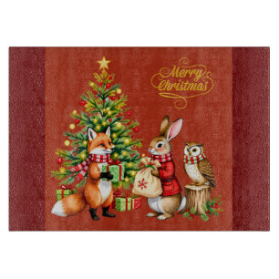 Planche À Découper Un conte de Noël en forêt