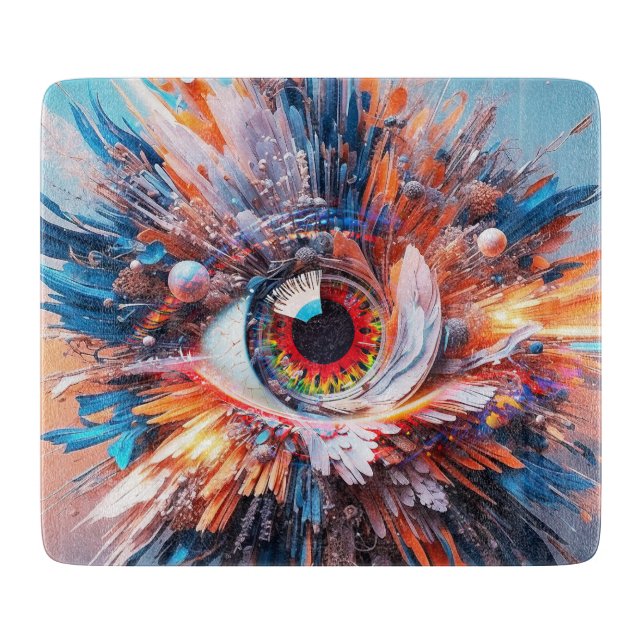 Planche À Découper Un Monde De Merveilles Commence Par La Vision (Devant)