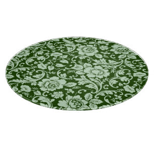 Planche À Découper Une damassé florale antique