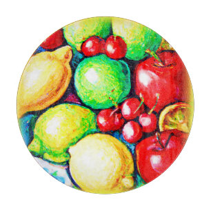 Planche À Découper Une Peinture Fruite. Commandez dès maintenant