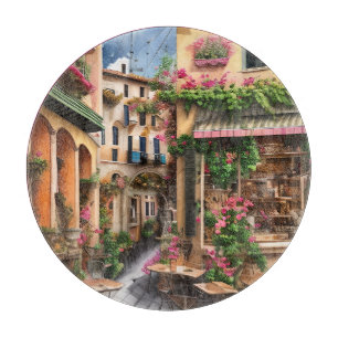 Planche À Découper Une scène de rue italienne Ephemera Design Series