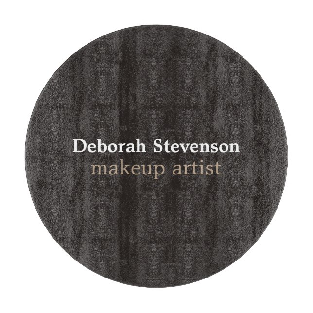 Planche À Découper Unique moderne Mnimalist Gray Personnalisé (Devant)