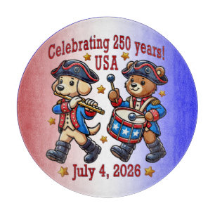 Planche À Découper USA 250th Anniversary Souvenir - Patriotique