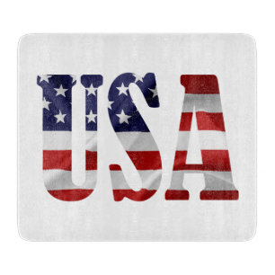 Planche À Découper USA Patriotique