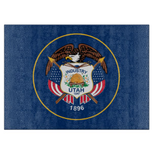 Planche À Découper Utah : Le drapeau de l'État de la ruche, Industrie