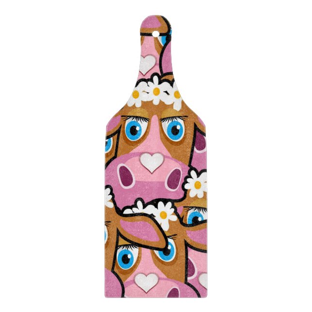 Planche À Découper Vache de la planche à verre (Devant)