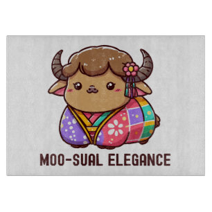 Planche À Découper Vache en élégance en Highland