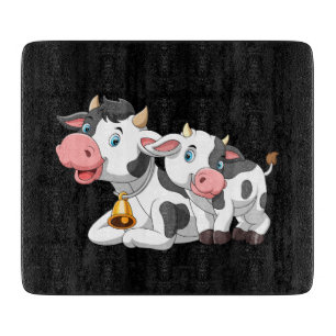 Planche À Découper Vaches de Ferme