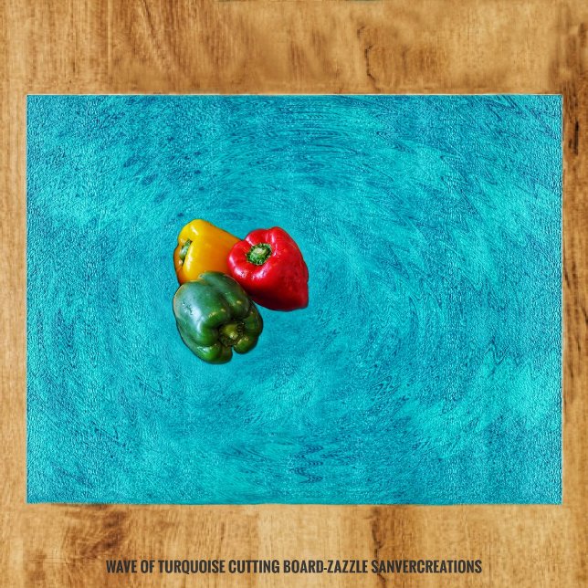 Planche À Découper Vague de turquoise (Créateur téléchargé)