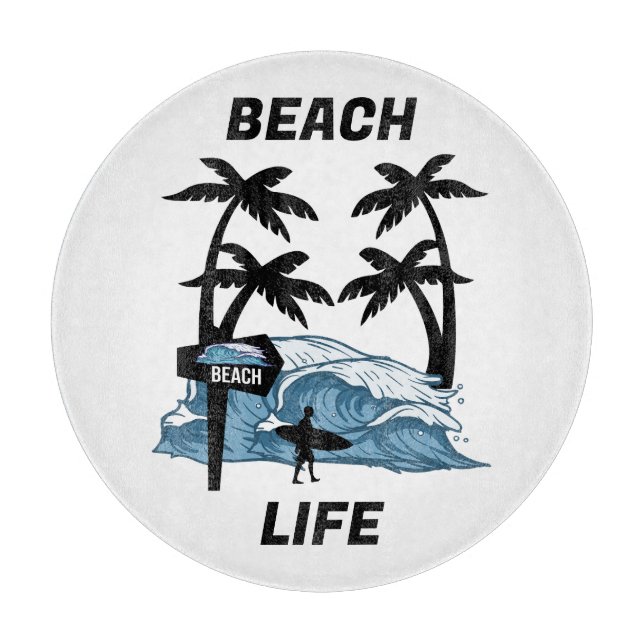 Planche À Découper Vague d'eau amusante (Devant)