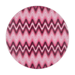 Planche À Découper Vagues en rose