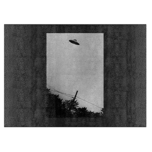 Planche À Découper Vaisseau Spatial Extraterrestre Alien UFO Top Secr (Devant)