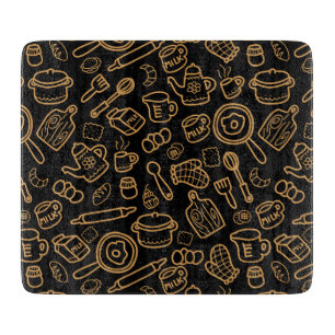 Planche À Découper Vaisselle Noir Brown