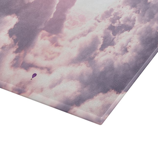 Planche À Découper Vallée dans le tableau de découpe des nuages (Coin)