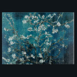 Planche À Découper Van Gogh Almond Blossoms Dark Turquoise<br><div class="desc">Artiste : Vincent Van Gogh Titre : Les fleurs d'amandes ont modifié la couleur</div>