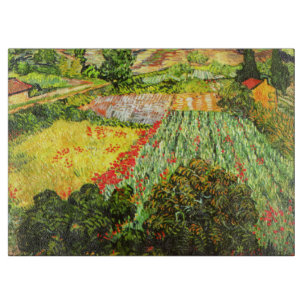 Planche À Découper Van Gogh : Champ avec des pavots