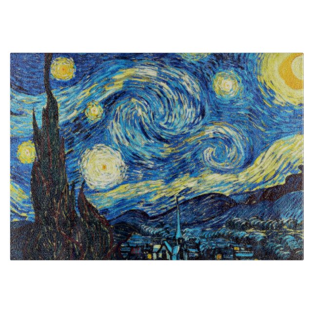 Planche À Découper Van Gogh - Starry Night (Devant)