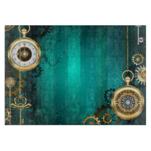 Planche À Découper Veille bijoux Steampunk sur un Arrière - plan vert