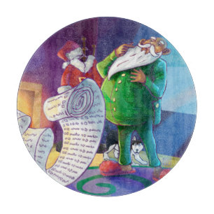 Planche À Découper Vérifier deux fois Père Noël