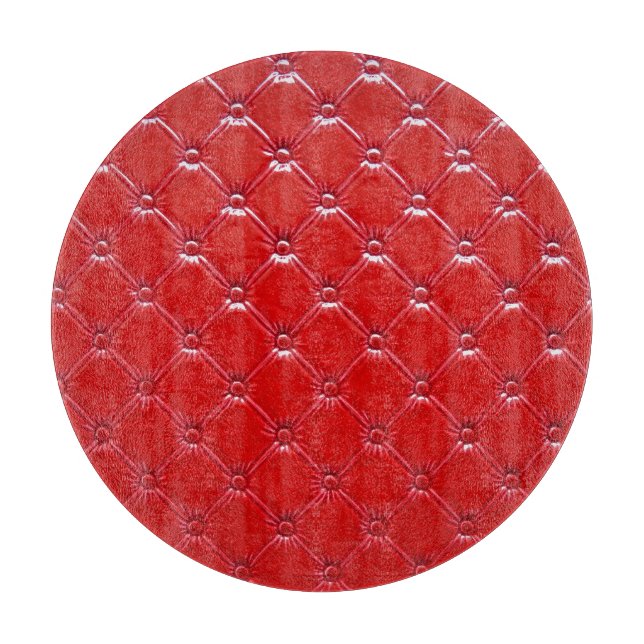 Planche À Découper Véritable Upholsterie En Cuir : Décor Versatile (Devant)